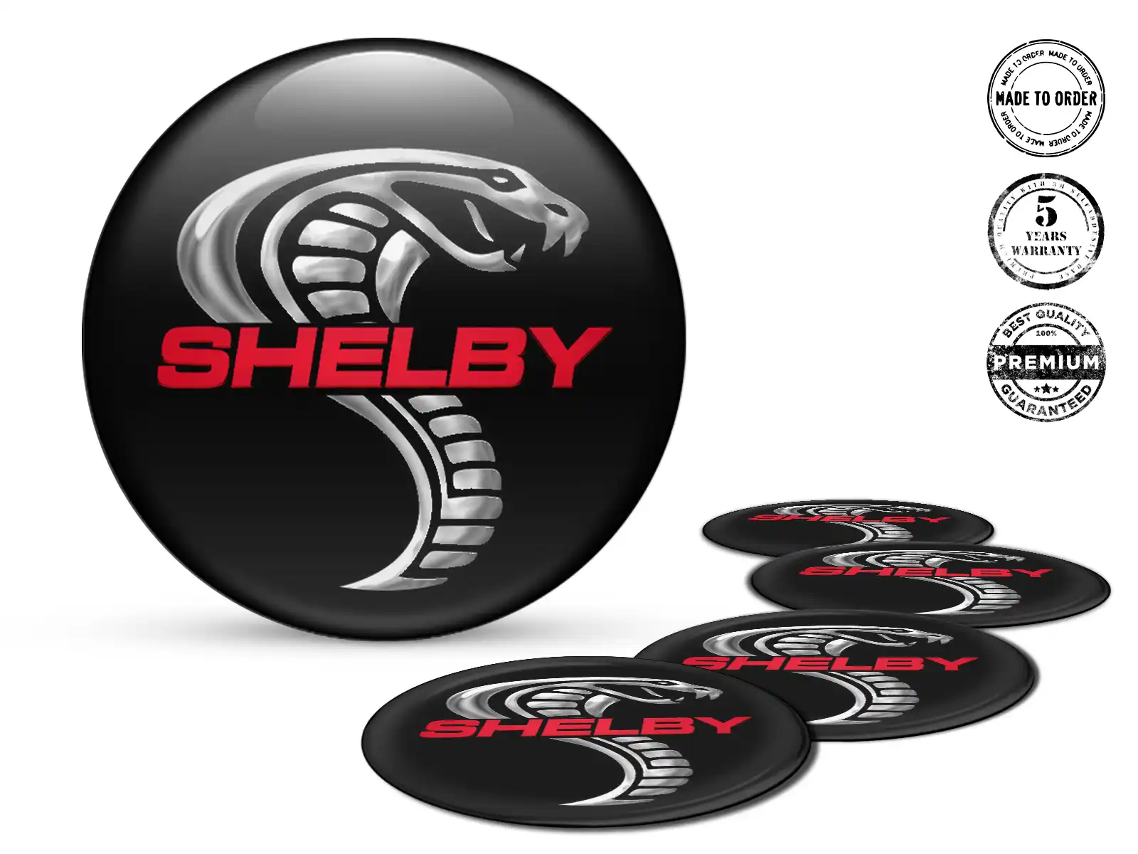 Shelby Raddekal Version Individuelle Harzaufkleber